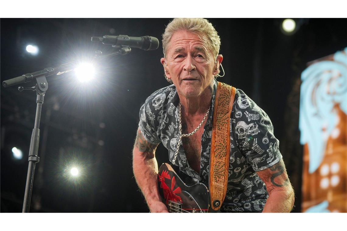 Energisch: Peter Maffay in Bietigheim