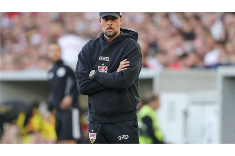 Enttäuscht: VfB-Trainer Sebastian Hoeneß