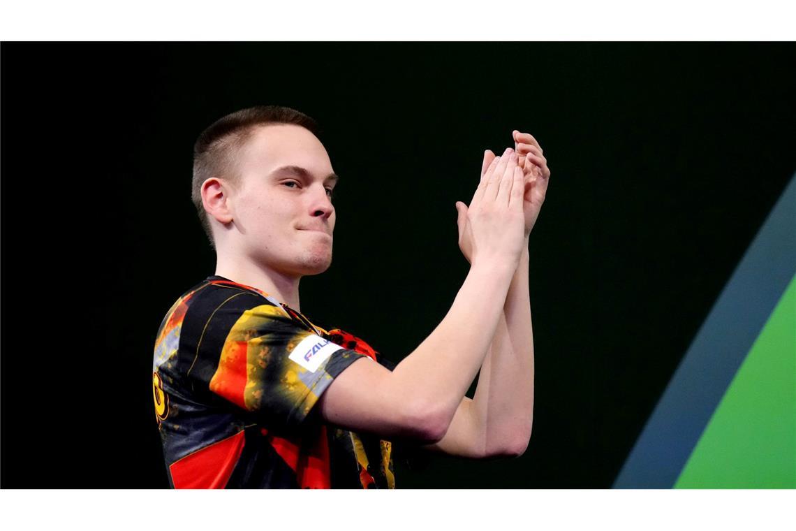 "Vielleicht der Schlechteste": Darts-Fiasko für Pietreczko Enttäuschte im WM-Achtelfinale: Ricardo Pietreczko.