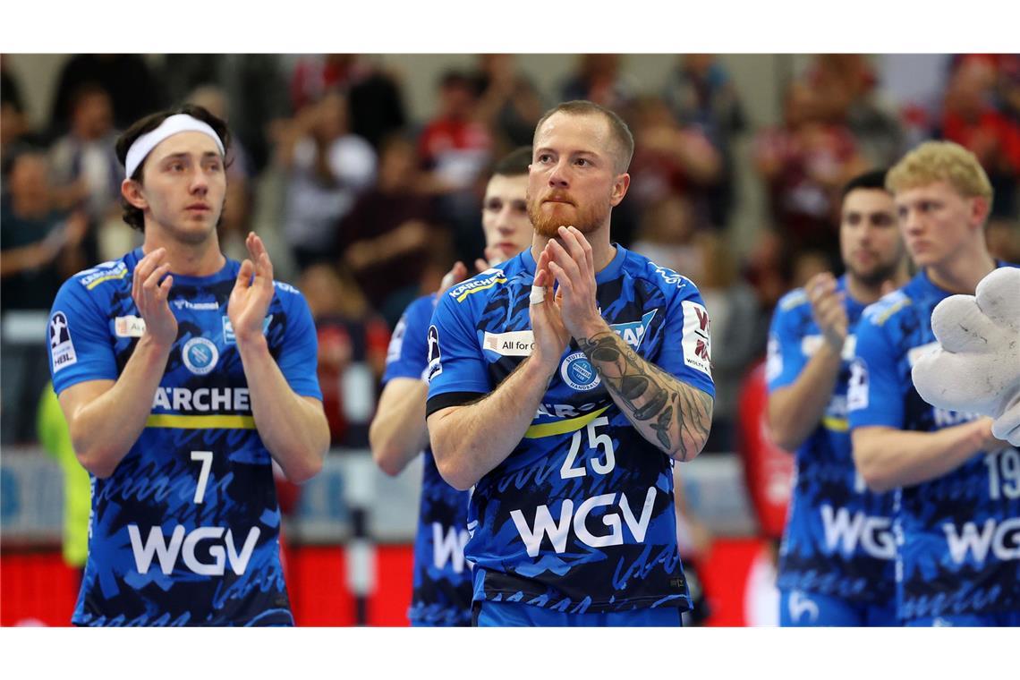 Enttäuschte TVB-Spieler.