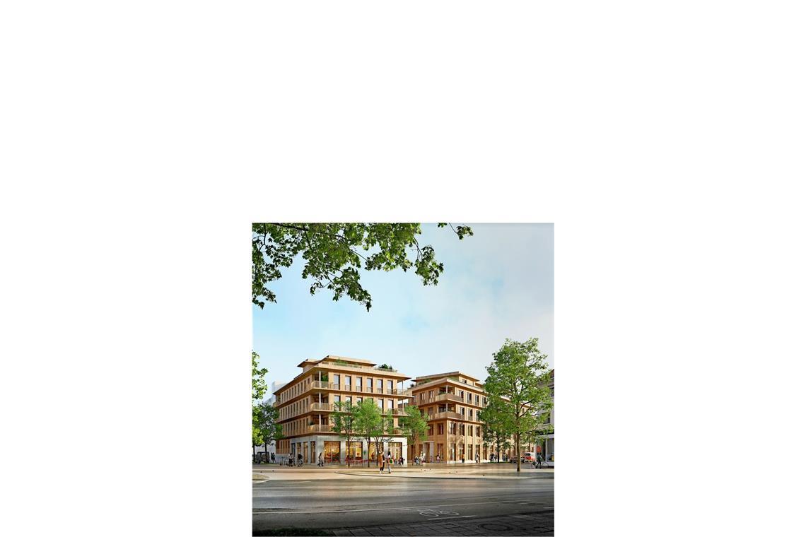 Die schönsten Ideen fürs bessere Wohnen in Stuttgart erleben Entwurf von Fink+Jocher Architekten für die geplanten Wohnhäuser in Stuttgart-Feuerbach – ein Holzhybridbau.