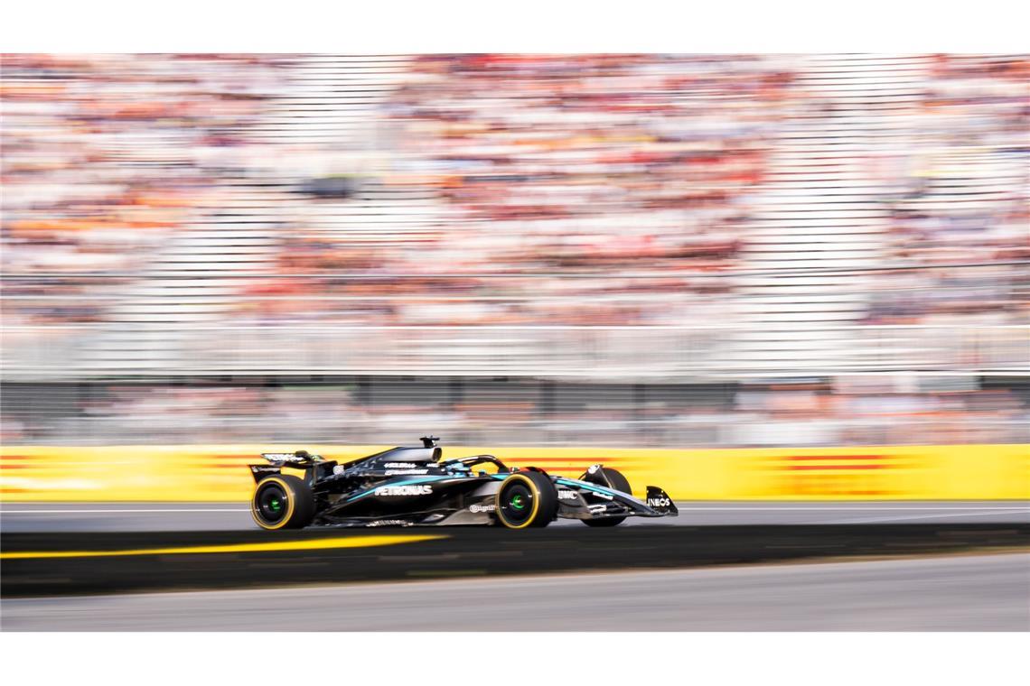 Russell setzt sich in Qualifikation in Montreal durch Er holt die Pole.