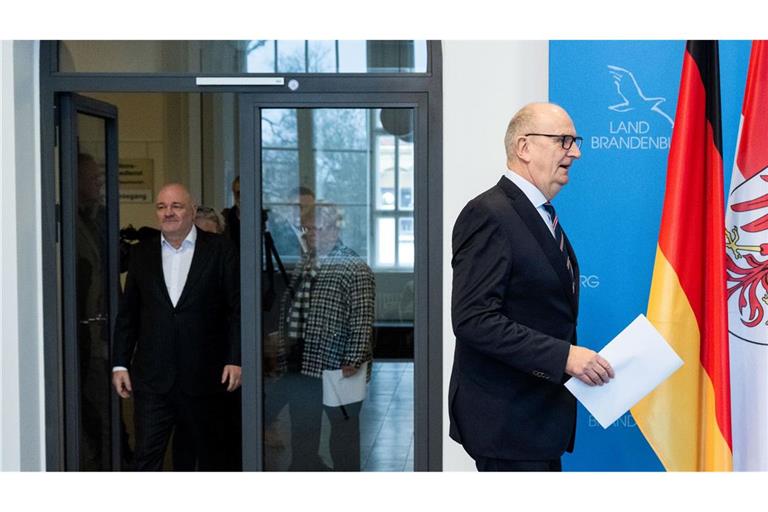 Er muss ein neues Regierungsbündnis bilden: Ministerpräsident Dietmar Woidke nach dem Aus der SPD/BSW-Koalition.