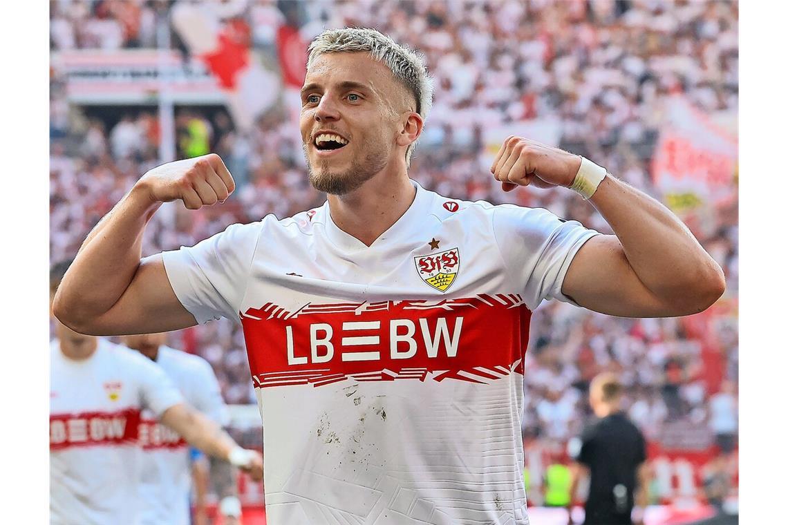 Er war der Mann des Spiels beim VfB: ­Ermedin Demirovic.