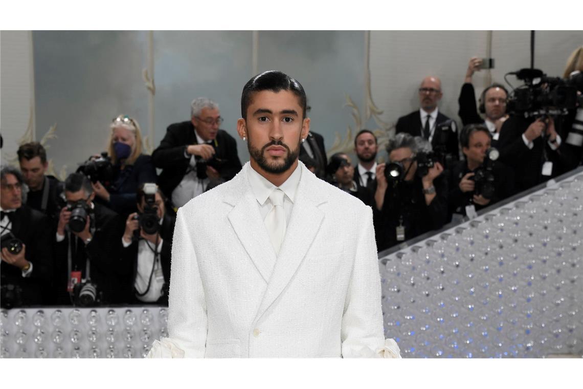Phänomen Bad Bunny: Vom Supermarkthelfer zum Superstar Er wolle sich nicht über seine Heterosexualität definieren lassen, sagt Bad Bunny. (Archivbild)