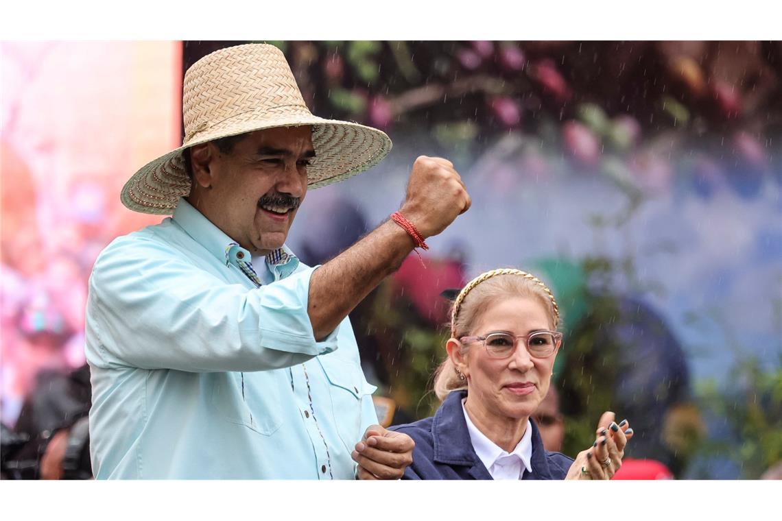 Erhöhter US-Druck auf die Familie von Maduro und Ehefrau Cilia Flores. (Archivbild)