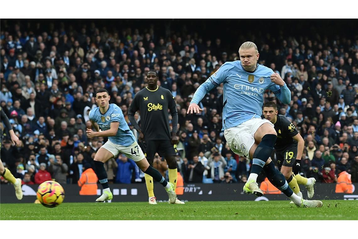 City weiter in der Krise - Reds bauen Tabellenführung aus Erling Haaland verschoss gegen den FC Everton einen Elfmeter.