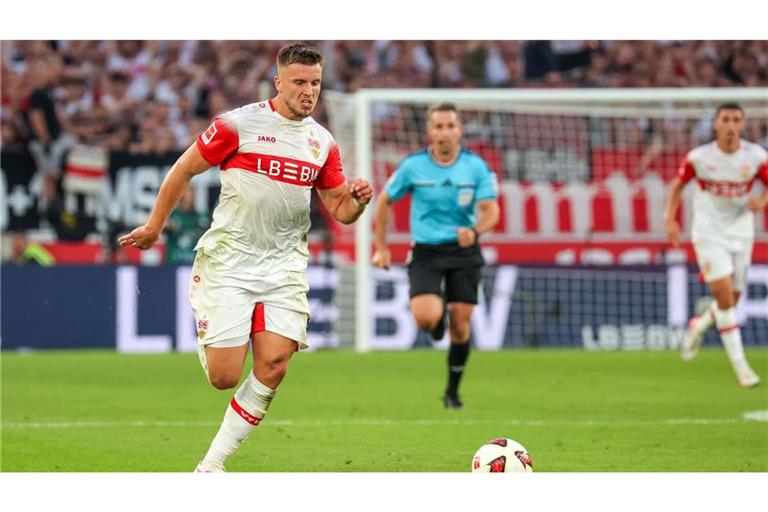 Ermedin Demirovic und der VfB kamen gegen Borussia Dortmund zu wenigen großen Chancen.