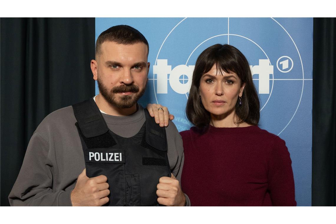 Frankfurter "Tatort"-Team will sympathisch daherkommen Ermitteln künftig als TV-Polizisten am Main: Die Schauspieler Edin Hasanovic und Melika Foroutan.