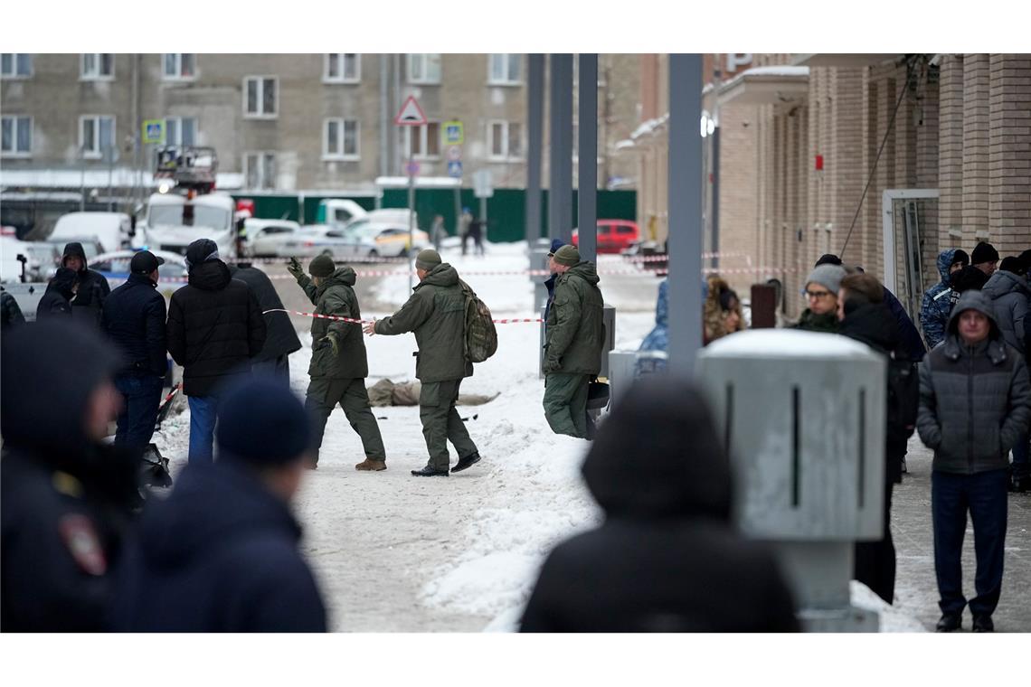 Moskauer General getötet - Geheimdienst SBU: Legitimes Ziel Ermittler sprechen nach dem Mord an dem russischen General Igor Kirillow von einem Terroranschlag.