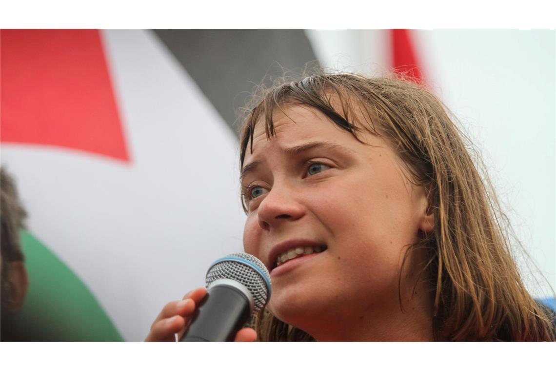 Erneut ist Greta Thunberg an Bord eines der Schiffe der Flotte. (Archivbild)
