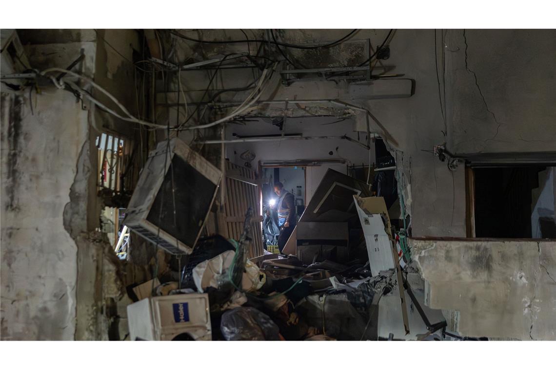 Erneut trafen iranische Raketen Ziele in Israel.