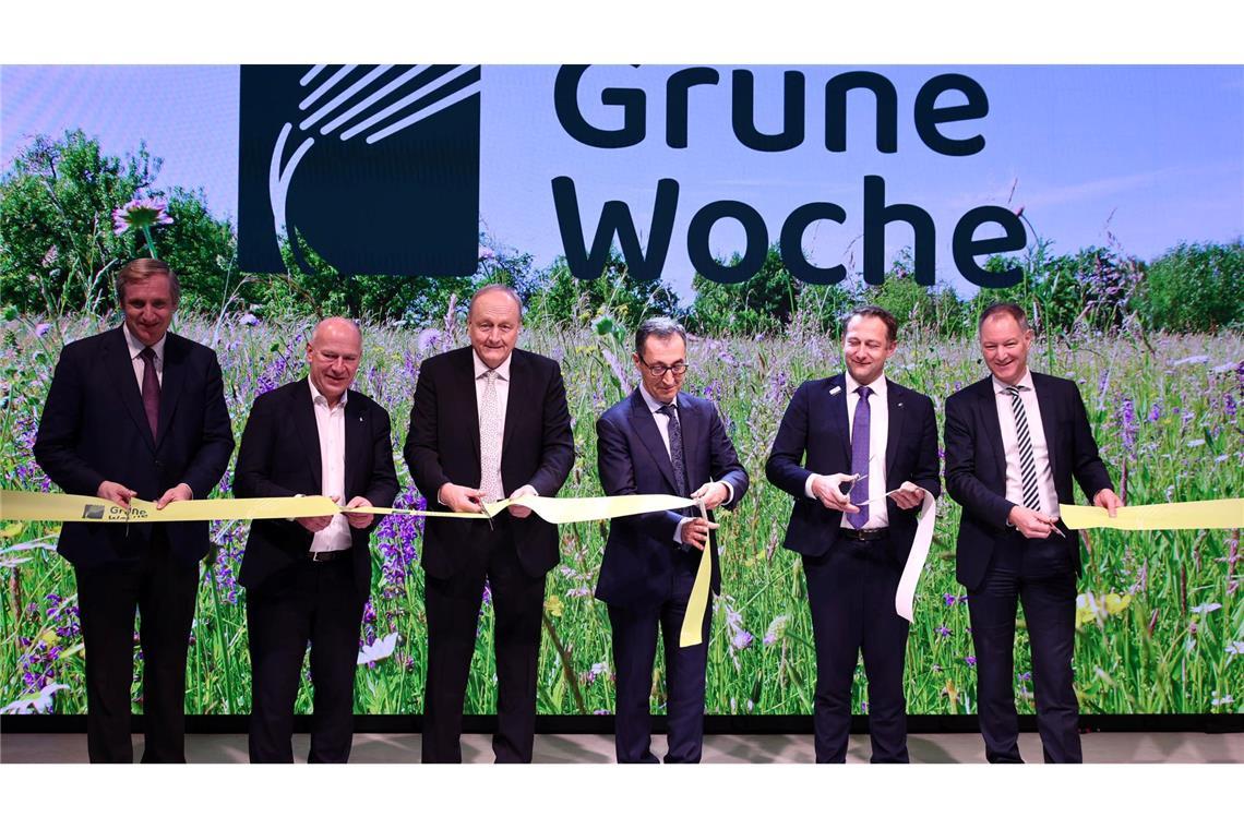 Bilder des Tages Eröffnung der Grünen Woche: Spitzenpolitiker und Landwirtschaftsexperten in Berlin