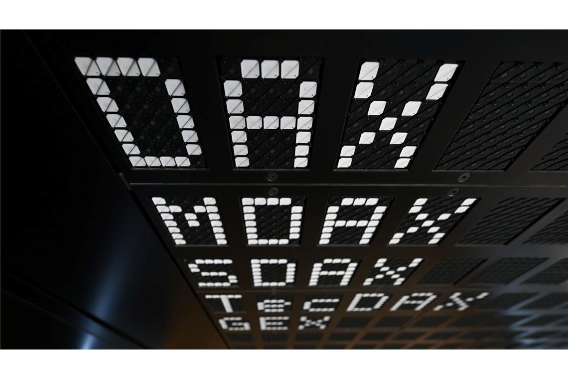 Dax überspringt erstmals Marke von 22.000 Punkten Erst vor kurzem war der Dax über die Marke von 21.000 Zählern gestiegen, nun wird der nächste Rekord geknackt. (Symbolbild)