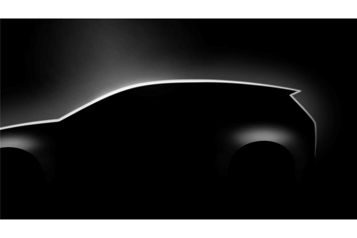 Erste Skizze zur Betriebsversammlung: So soll die Silhouette der neunten Generation des Golf aussehen.