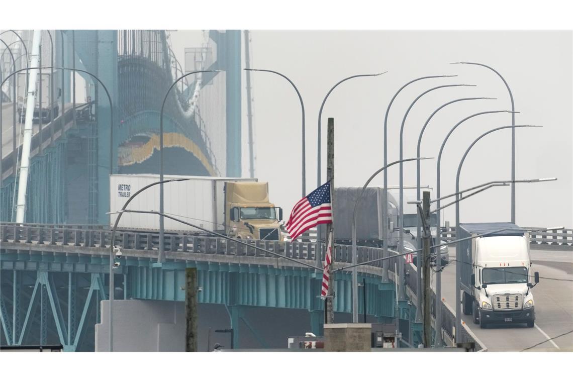 Nordamerikanischer Handelskrieg vorerst abgewendet Erstmal läuft der Verkehr über die US-kanadische Grenze weiter wie bisher. (Archivbild)