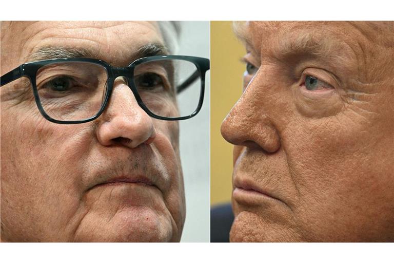 Erwägungen der amerikanischen Regierung, die Entlassung von US-Notenbankchef Jerome Powell (li.) zu betreiben, sorgen für Verunsicherung.