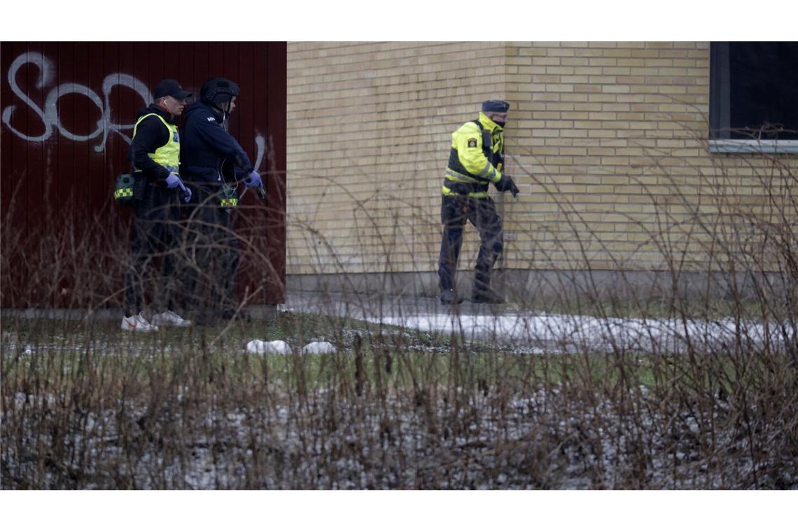 Schweden: Etwa zehn Tote nach Schüssen an Schule Es gab mehrere Tote.
