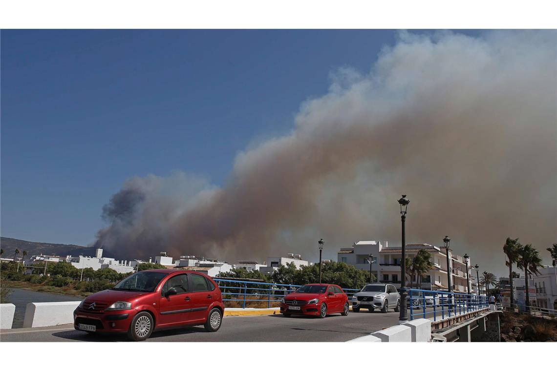 Toter bei Waldbrand in der Nähe von Madrid Es gab umfangreiche Evakuierungen.
