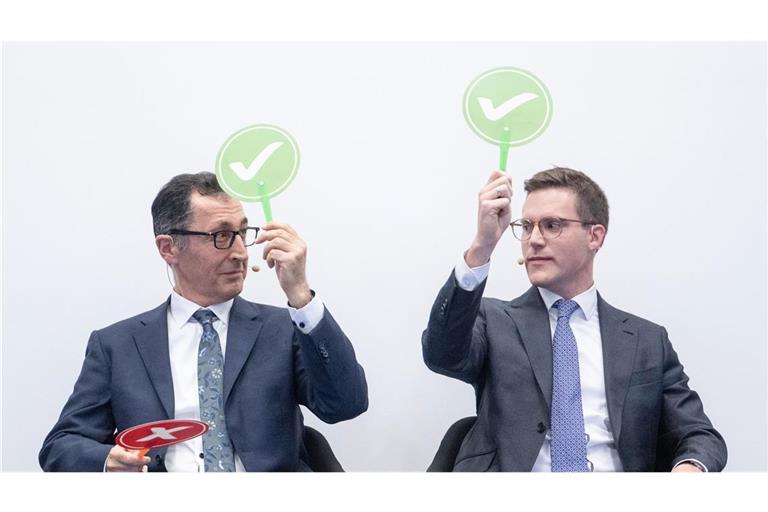 Es geht los. Ab Dienstag werden Grünen-Spitzenkandidat Cem Özdemir und CDU-Landeschef Manuel Hagel eine neue Koalition ausloten.