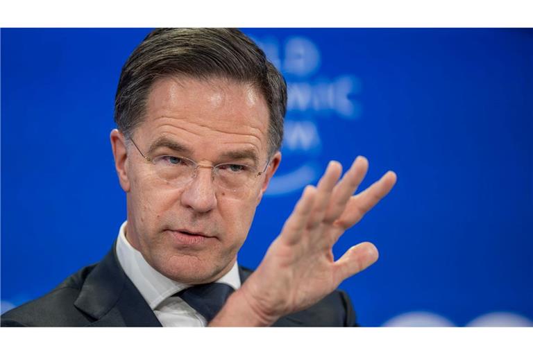 "Es gibt noch viel zu tun" - sagt Nato-Generalsekretär Mark Rutte.