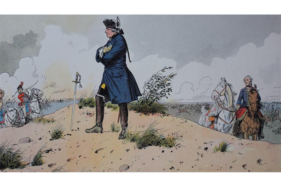 „Es ist alles verloren“: Der preußische König Friedrich II. nach der Schlacht von Kunersdorf am 12. August 1759.