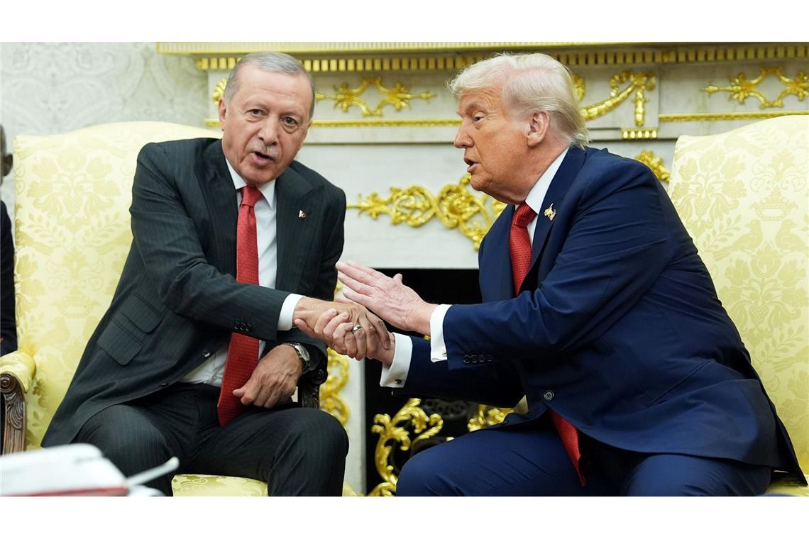 Trump drängt Erdogan zu Verzicht auf russische Energie Es ist der erste Besuch für Erdogan im Weißen Haus seit 2019