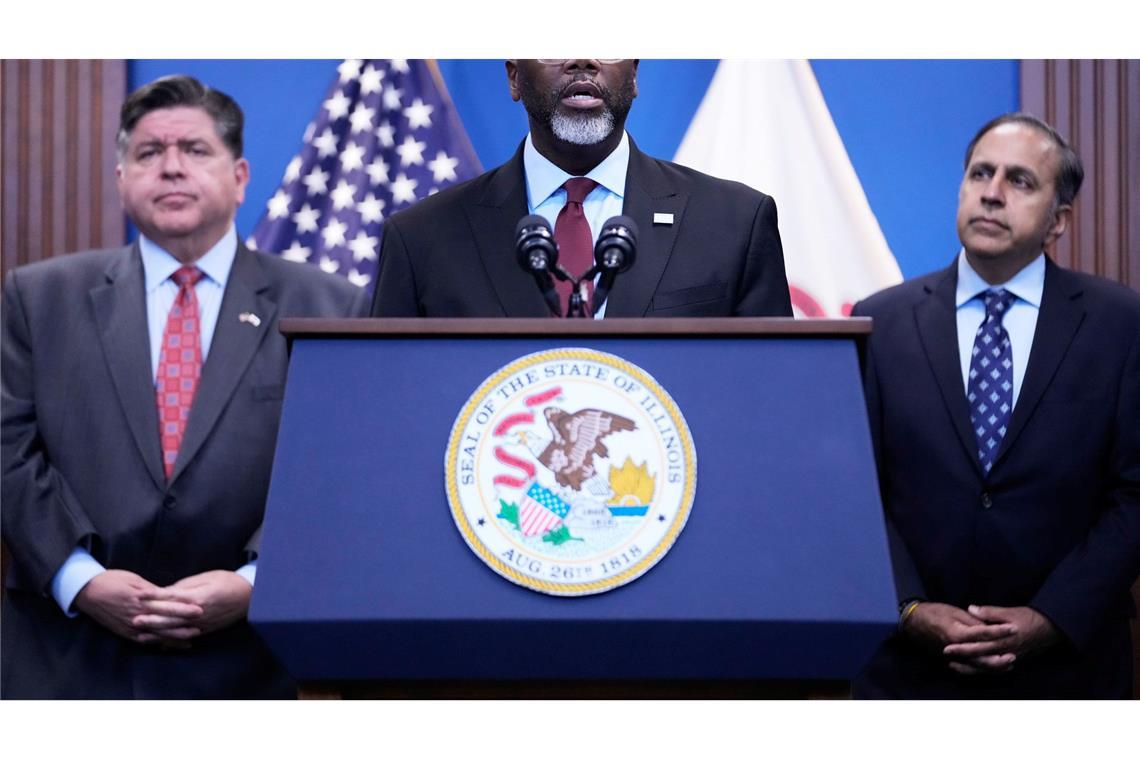 Bürgermeister von Chicago nennt Trump "instabil" "Es ist sicherlich nicht das erste Mal, dass Donald Trump ungerechtfertigt die Verhaftung eines schwarzen Mannes fordert", sagt Bürgermeister Johnson. (Archivbild)