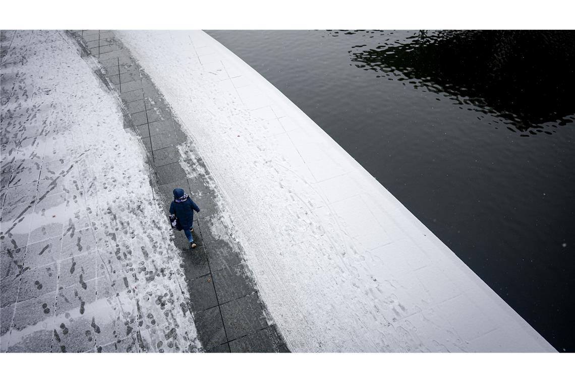 Es kann glatt werden in Deutschland.