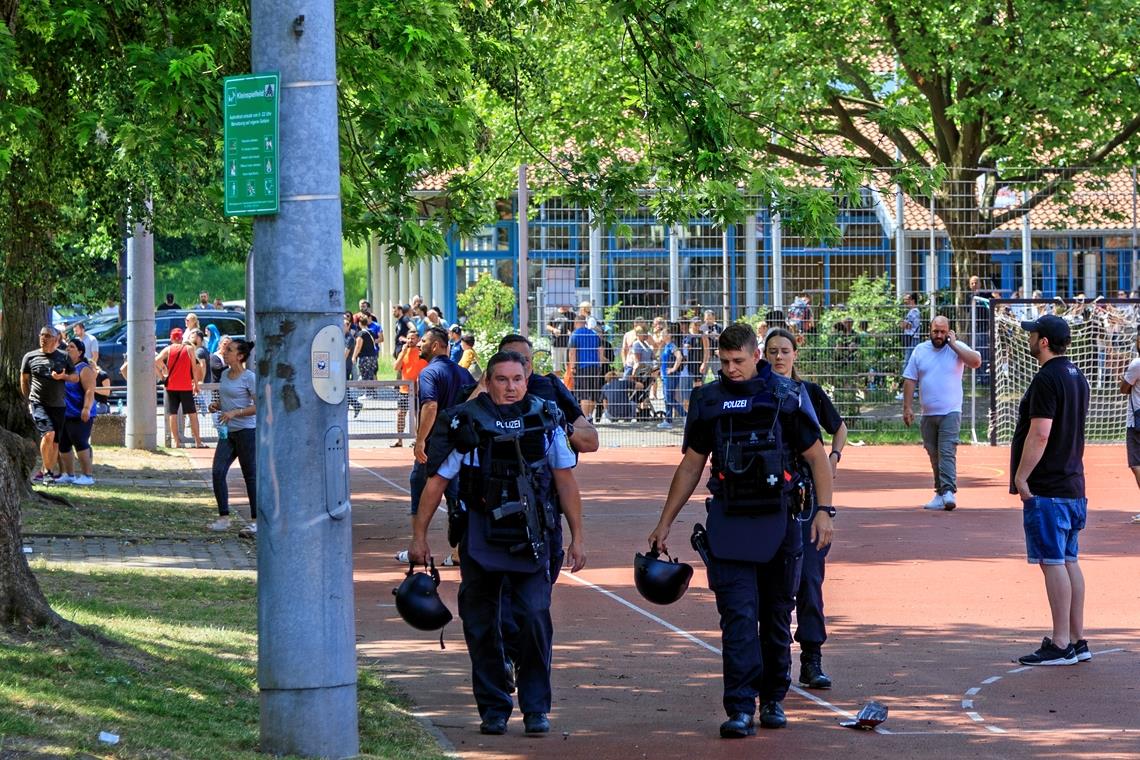 Großeinsatz an zwei Murrhardter Schulen Es sind mehrere Interventionsteams vor Ort.