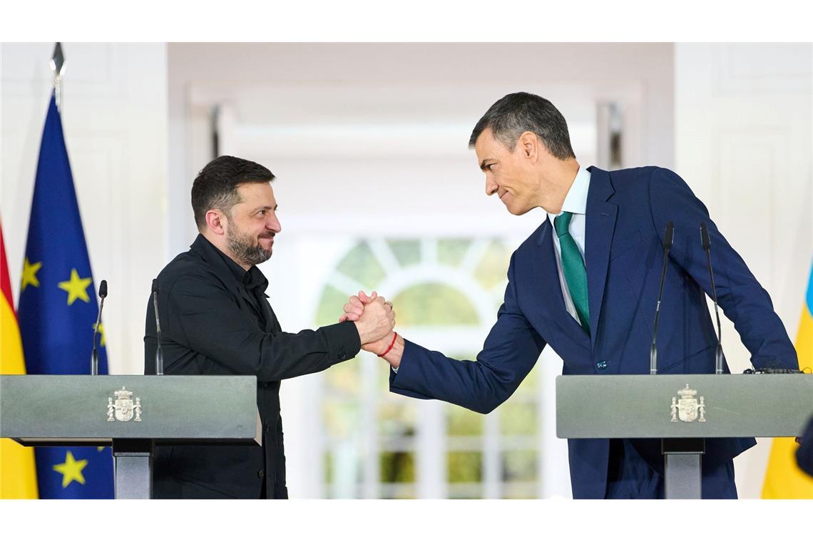 Es war der dritte Spanien-Besuch Selenskyjs seit Beginn des russischen Angriffskrieges.