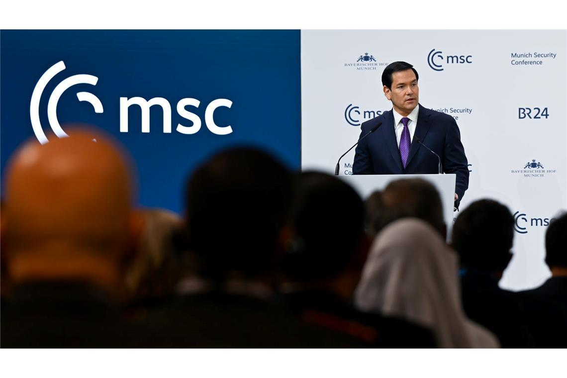 Es war ungewiss, mit welcher Botschaft sich Rubio an Europa wendet.