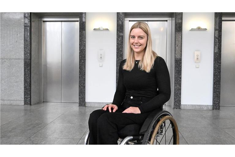 Esa-Ingenieurin Benthaus ist seit einem Unfall 2018 beim Mountainbiken von der Brust abwärts gelähmt.