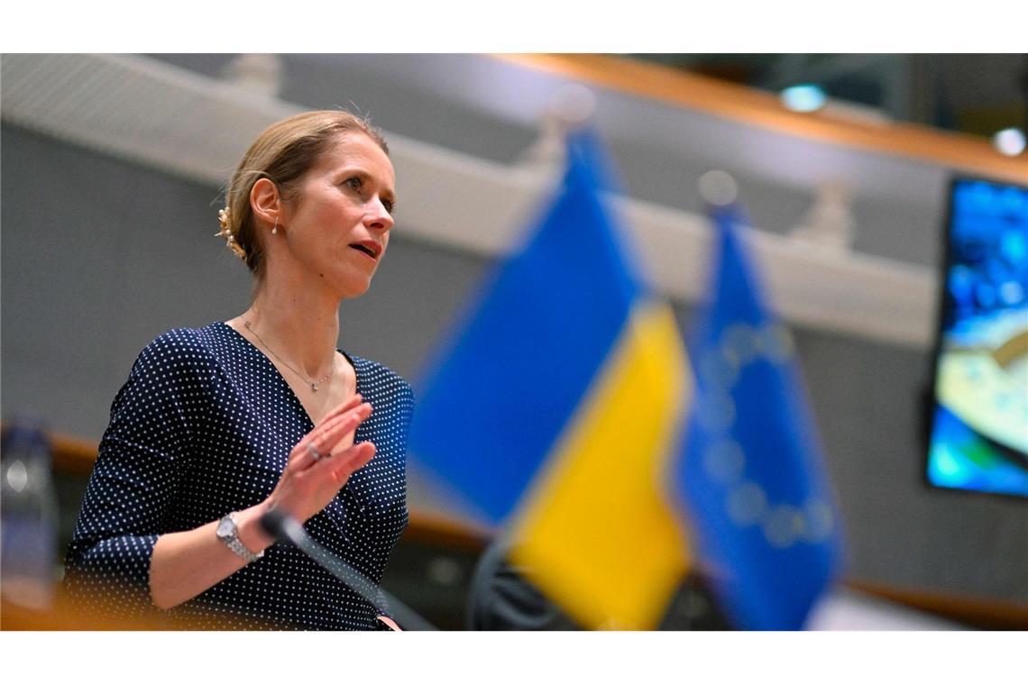 Europäische Außenminister reisen gemeinsam in die Ukraine EU-Chefdiplomatin Kaja Kallas sieht das Treffen als „sehr wichtiges Zeichen“ für die Ukraine. (Archivbild)