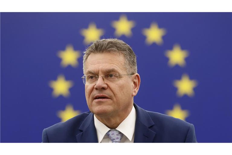 EU-Handelskommissar Maros Sefcovic