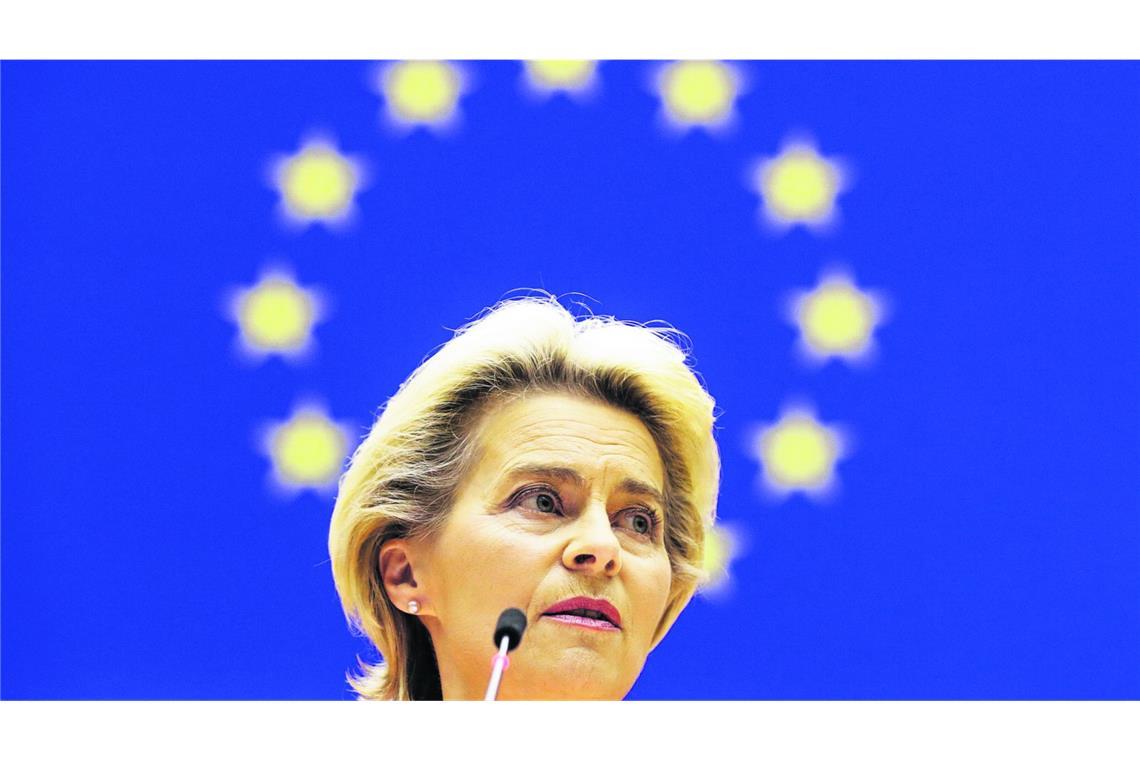 Von der Leyen will mehr Zeit für Autobauer EU-Kommissionspräsident Ursula von der Leyen