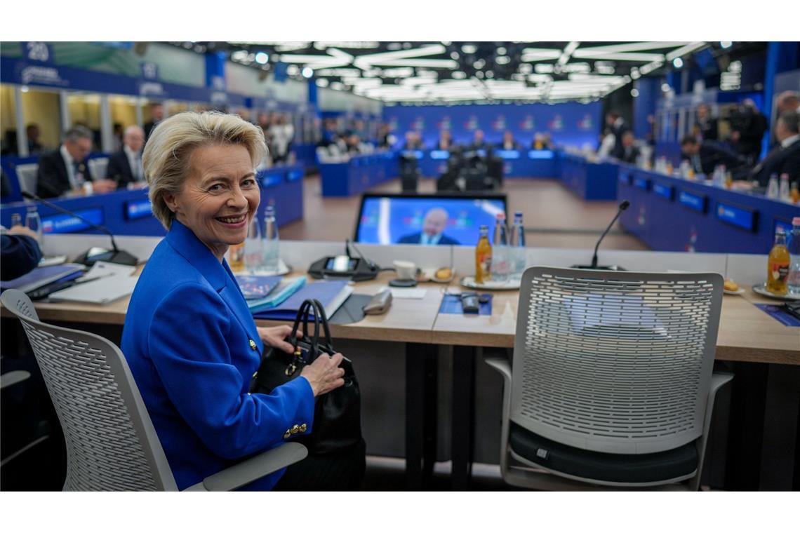 EU-Kommission einigt sich mit Südamerikanern auf Handelsdeal EU-Kommissionspräsidentin Ursula von der Leyen