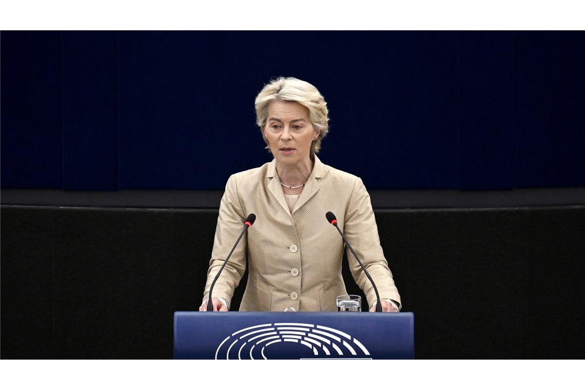 Von der Leyen: Waffen aus den USA sind okay EU-Kommissionspräsidentin Ursula von der Leyen sieht kein Problem im Kauf von Waffen aus den USA. (Archivbild)
