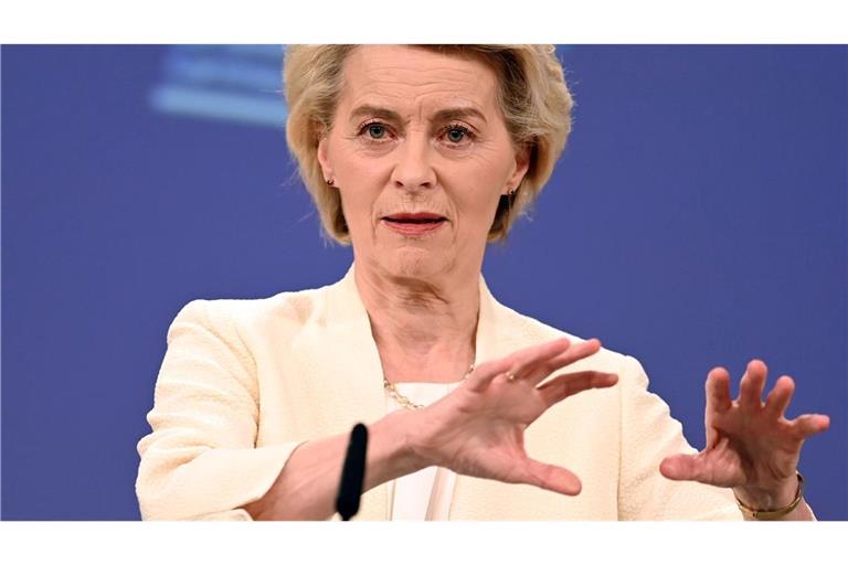 EU-Kommissionspräsidentin von der Leyen reagiert auf Kritik am Budgetvorschlag. (Archivbild)