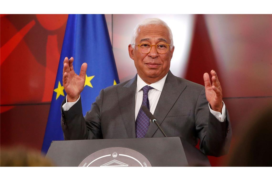 Israelische Regierung will wieder Hilfe nach Gaza lassen EU-Ratspräsident Costa ist über die Lage in Gaza "schockiert". (Archivbild)