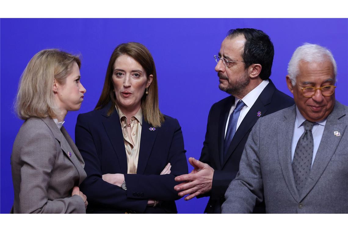 Europäische Spitzenpolitiker tauschen sich zum Thema Wettbewerbsfähigkeit aus.