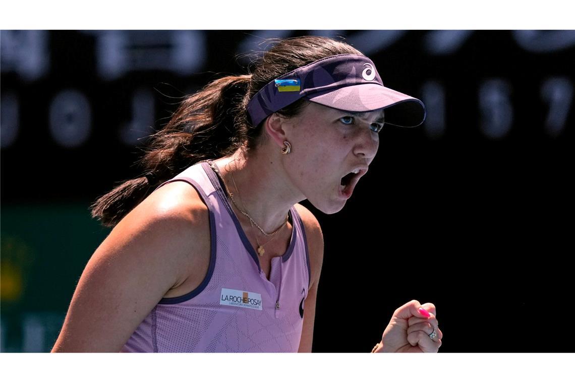 "Lucky Lys" feiert historischen Erfolg: "Echt cool" Eva Lys jubelt über einen historischen Erfolg bei den Australian Open.