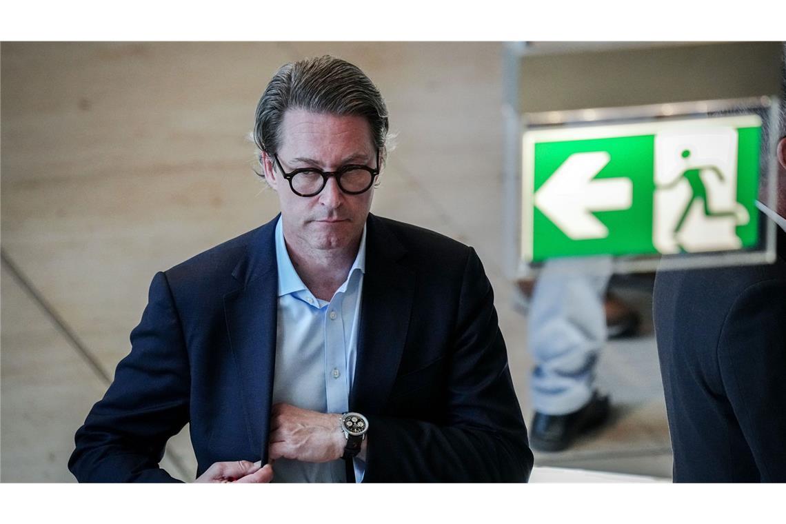 Ex-Bundesverkehrsminister Scheuer soll wegen mutmaßlicher Falschaussage zur Pkw-Maut vor Gericht (Archivfoto).