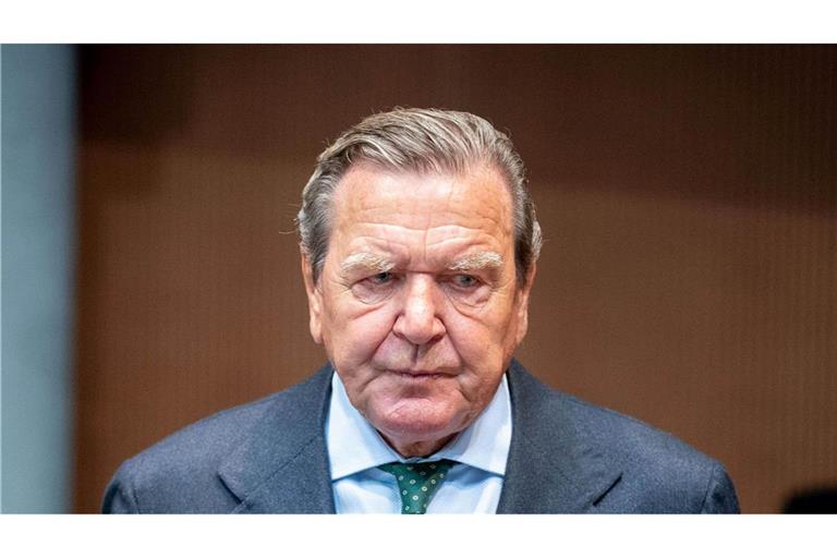 Ex-Kanzler Gerhard Schröder bietet an, per Video auszusagen. (Archivbild)