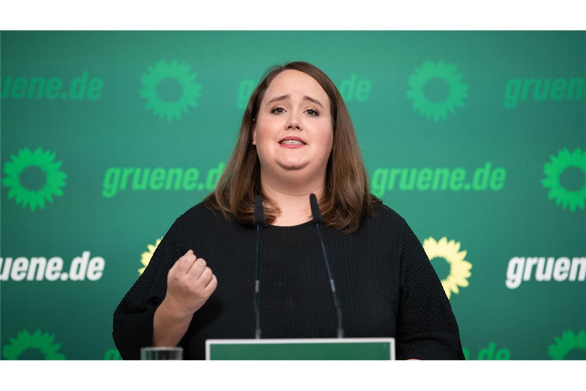 Ricarda Lang rügt Häme gegenüber Merz Ex-Parteichefin Ricarda Lang. (Archivbild)