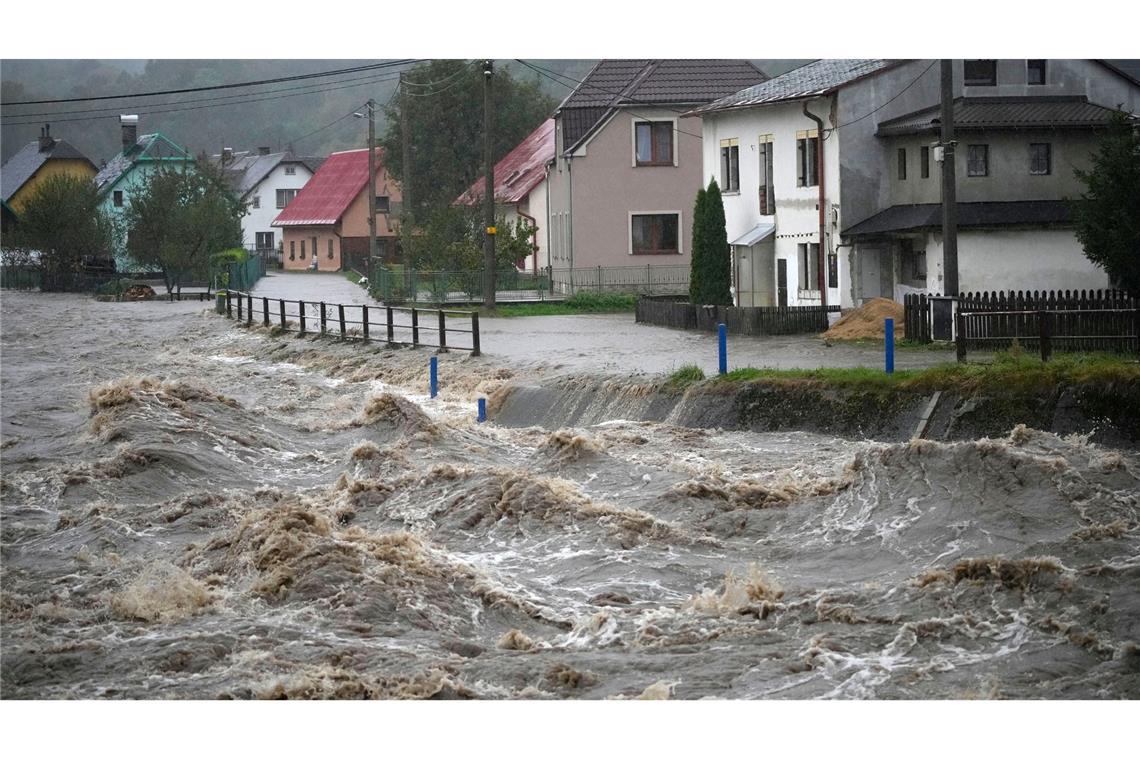 Höchste Alarmstufe beim Zustand des Weltklimas Extremwetter wie verheerende Regenfällen nehmen mit dem Klimawandel zu (Archivbild)