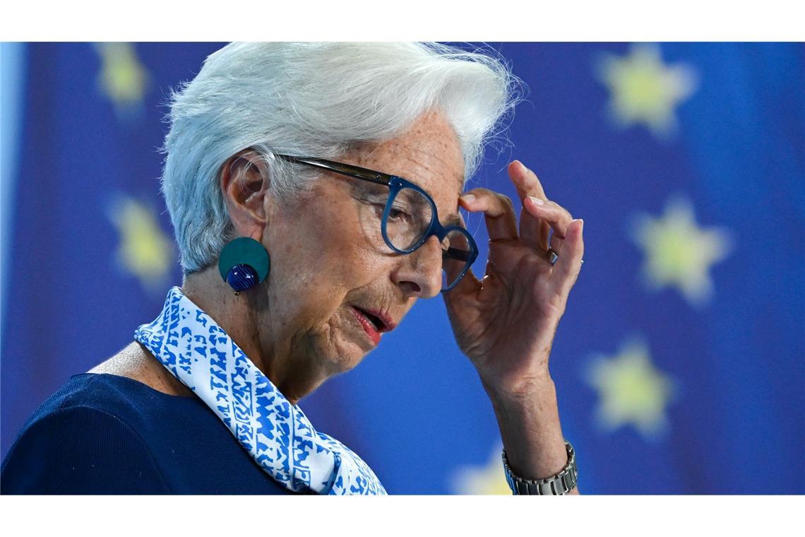 Krise in Paris: Wird Frankreich zum Risiko für die Eurozone? EZB-Präsidentin Lagarde: Wie geht die Notenbank mit der Frankreich-Krise um? (Archivbild)