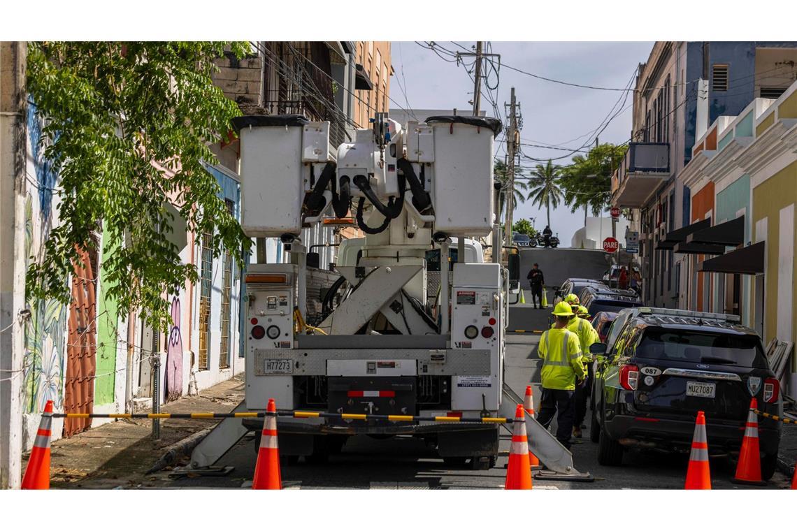 Stromausfall legt Puerto Rico lahm Fast 90 Prozent der Kunden haben keinen Strom. (Archivbild)