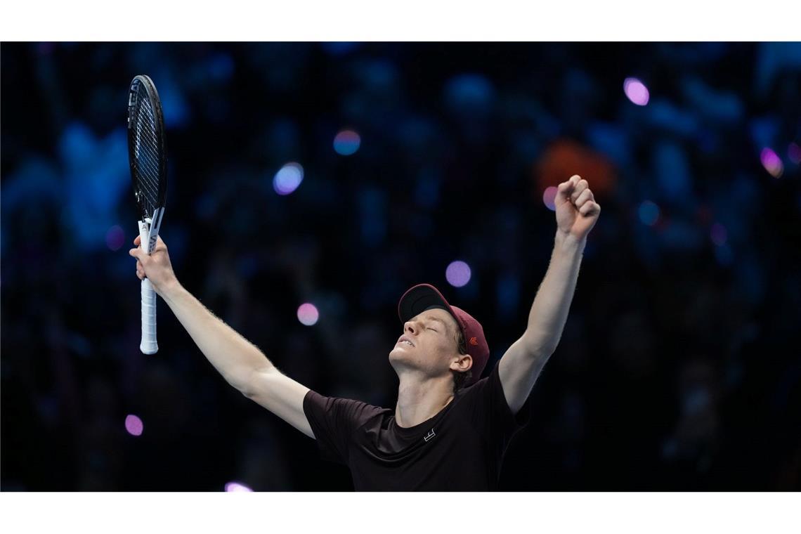 Feiert den erneuten Triumph bei den ATP Finals: Jannik Sinner