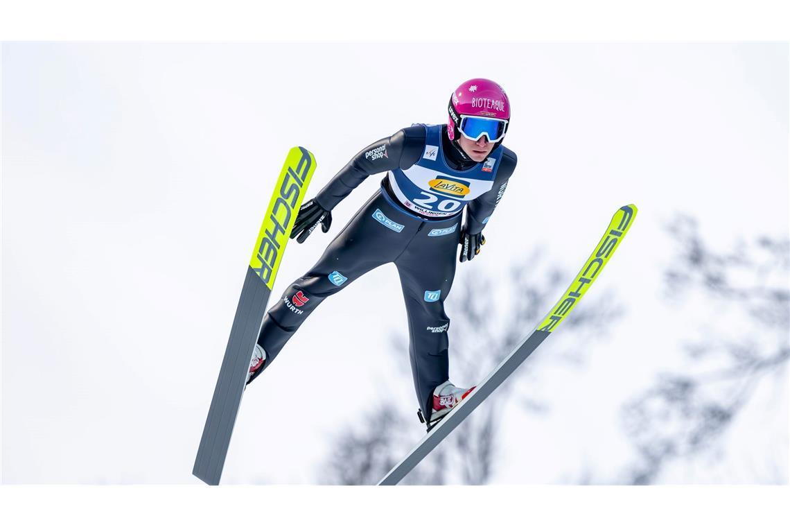 Felix Hoffmann hat es erstmals in seiner Karriere auf das Podest im Weltcup geschafft.